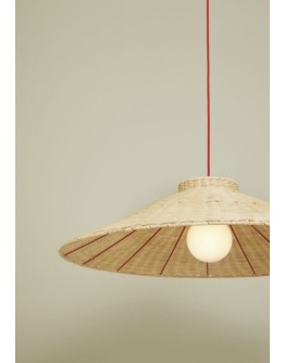 HÜBSCH - Chand Ceiling Light Trapeze Natural
