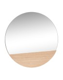 HÜBSCH - Crescent Wall Mirror Round Natural