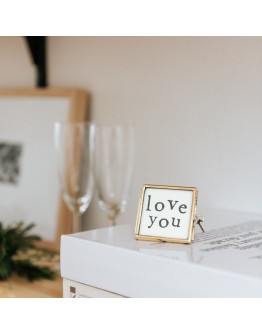 IK PAK JE IN - Mini lijstje staand - LOVE YOU
