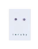 IMRUBY - Oorbellen set Alice - Smiley lila IMRUBY - Oorbellen set Alice - Smiley lila