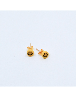IMRUBY - Oorbellen set Pepper - Smiley geel