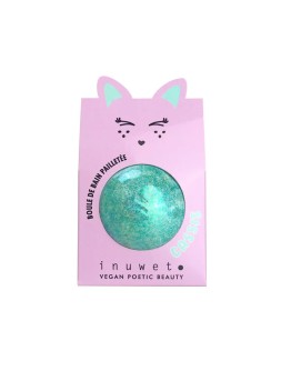 INUWET - Glitter Fizzer Bath Bomb - Cassis Turquoise