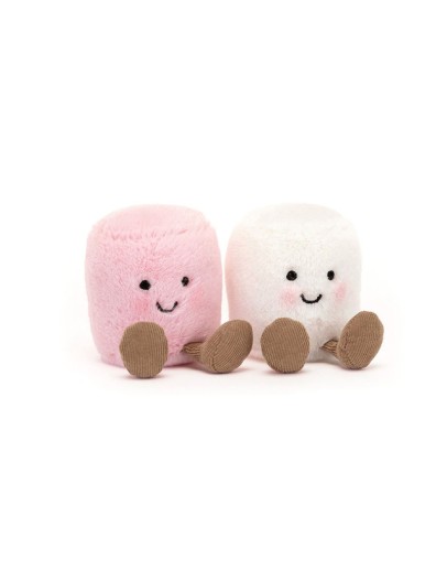 JELLYCAT - Amuseables Pink and White Marshmallows