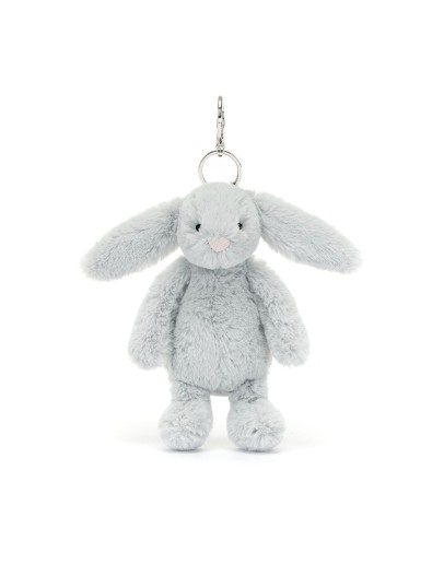 JELLYCAT - Bashful Silver Bunny Bag Charm