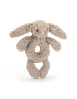 JELLYCAT - Bashful Silver Bunny Ring Rattle