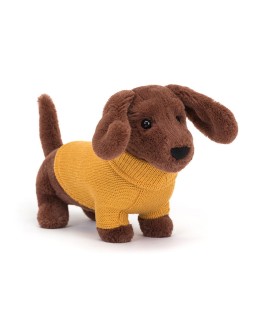 JELLYCAT - Sweater Sausage Dog Yellow