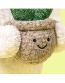 JELLYCAT - Cream Bunny with Plant