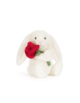 JELLYCAT - Cream Bunny with Rose