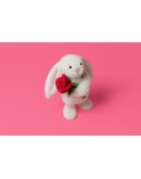JELLYCAT - Cream Bunny with Rose