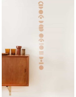 JURIANNE MATTER - ABSTRAKT slinger beige