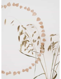 JURIANNE MATTER - TWIG LEAVES Blushing beige