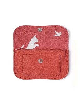KEECIE - Portemonnee - Cat Chase Small - Coral