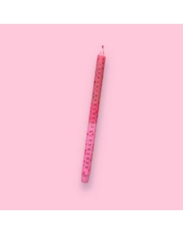 GEEF MAAR - Adventskaars - Roze + spikkels