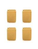 KIKKERLAND - Bag Clip Waffle - Set van 4 stuks