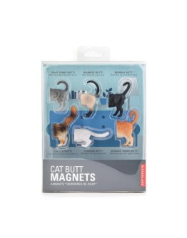 KIKKERLAND - Cat Butt Magnets - Set van 6