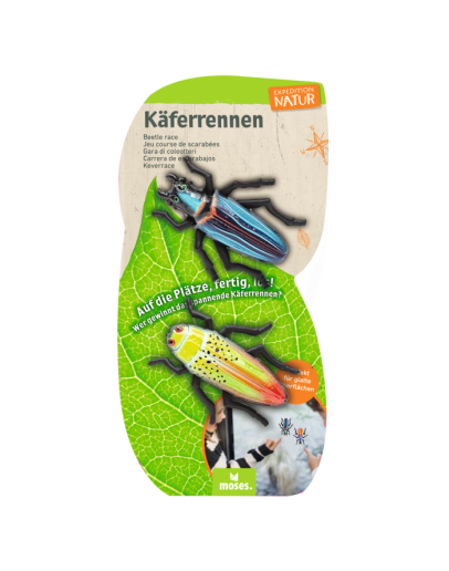 MOSES - Expeditie natuur - 2 rennende kevers op kaart MOSES - Expeditie natuur - 2 rennende kevers op kaart