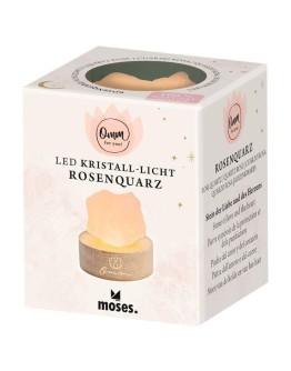 MOSES - Omm for you LED lamp Rozenkwarts