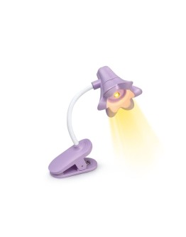 LEBEZ - Leeslampje clip bloem 11 cm