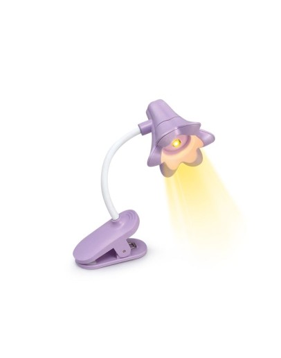 LEBEZ - Leeslampje clip bloem 11 cm