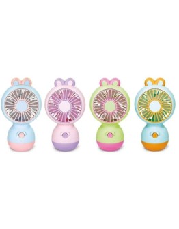 MOSES - Draagbare mini Ventilator USB konijntje 14 cm 