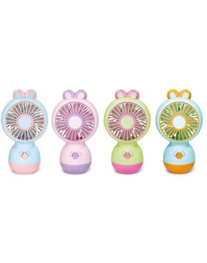 MOSES - Draagbare mini Ventilator USB konijntje 14 cm 