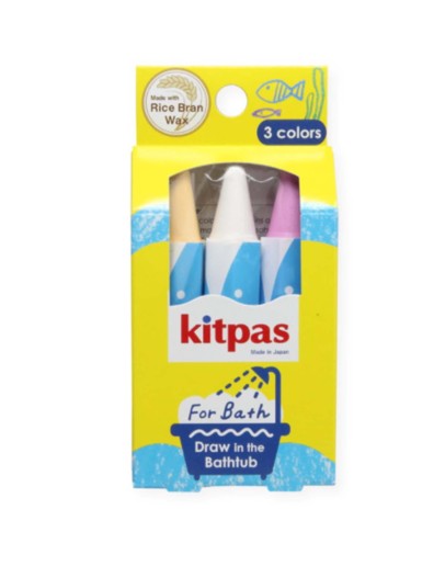 KITPAS - Kitpas badkrijt Set 4: Geel, Wit , Roze