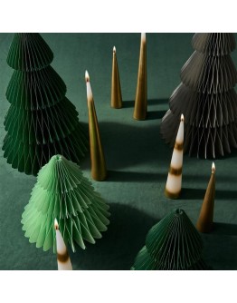 &KLEVERING - Candle javelin gold - set of 3