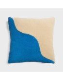 &KLEVERING - Cushion wavy square blue