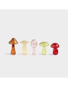 &KLEVERING - Vase mushroom rood