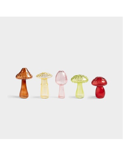 &KLEVERING - Vase mushroom rood