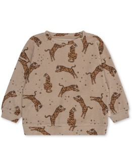 KONGES SLOJD - Itty Sweatshirt - Tiger sand