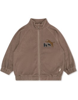 KONGES SLOJD - Itty Tracksuit Jacket - Desert taupe