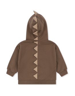 KONGES SLOJD - Lou Animal Hoodie - Shitake