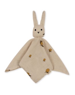 KONGES SLOJD - Cuddle toy - Sleepy rabbit - Lemon