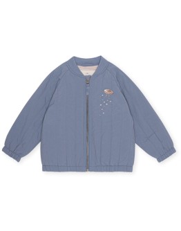 KONGES SLOJD - Juno Bomber - Flint stone (bleu)