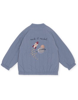 KONGES SLOJD - Juno Bomber - Flint stone (bleu)
