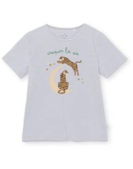 KONGES SLOJD - Famo tee gots - Gray dawn