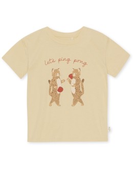 KONGES SLOJD - Famo T shirt - Sea mist - Ping Pong