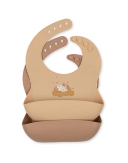 KONGES SLOJD - Silicone bib - Unicorn - 1 piece