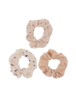 KONGES SLOJD - 3 pack Scrunchies tulle