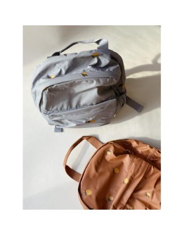 KONGES SLOJD - Rain kids backpack junior deux - lemon brown