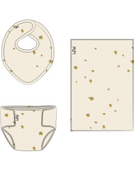 KONGES SLOJD - Doll nursery set - Lemon