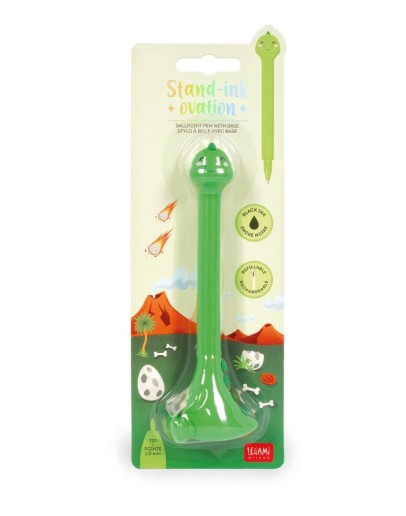 LEGAMI - Dino Ballpoint Pen with Base - Stand-Ink Ovation LEGAMI - Dino Ballpoint Pen with Base - Stand-Ink Ovation