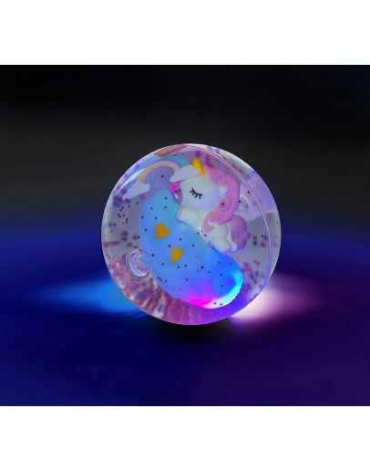 LEGAMI - Light-Up Bouncy Ball - Unicorn