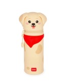 LEGAMI - Pencil Case 2 in 1 soft silicone - Kawaii - Golden