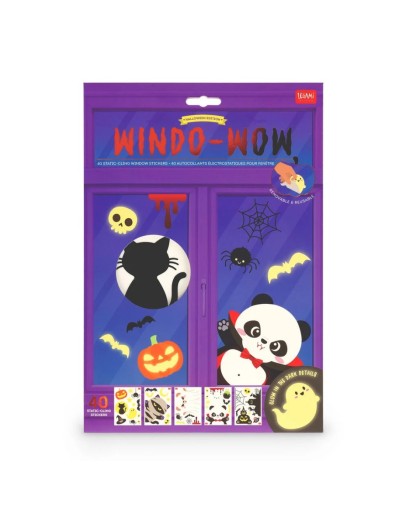 LEGAMI - Set of 40 Static-Cling Window Stickers - Windo-Wow LEGAMI - Set of 40 Static-Cling Window Stickers - Windo-Wow