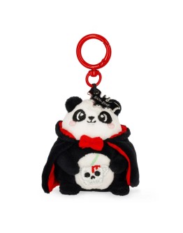 LEGAMI - Halloween Panda Plush Key Ring "Bam-Boo!" - Tiny Super Soft!