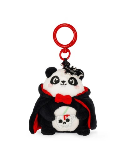 LEGAMI - Halloween Panda Plush Key Ring "Bam-Boo!" - Tiny Super Soft!