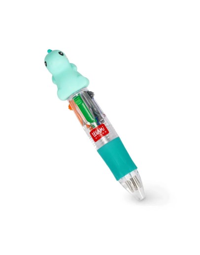 LEGAMI - Mini 4-colour Ballpoint Pen - Dino - Mini Magic Rainbow
