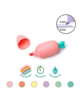 LEGAMI - Set Of 6 Mini Highlighters - Carrate Team